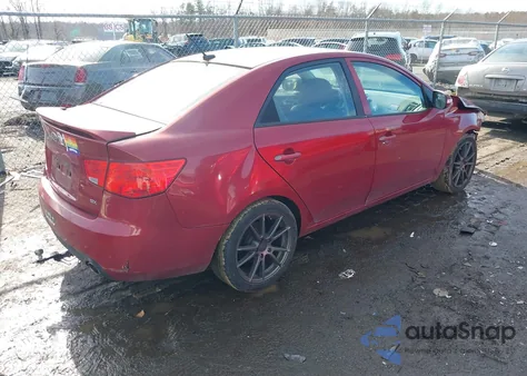 2010 Kia Forte Sx z USA, uszkodzony, nr VIN KNAFW4A35A5244785